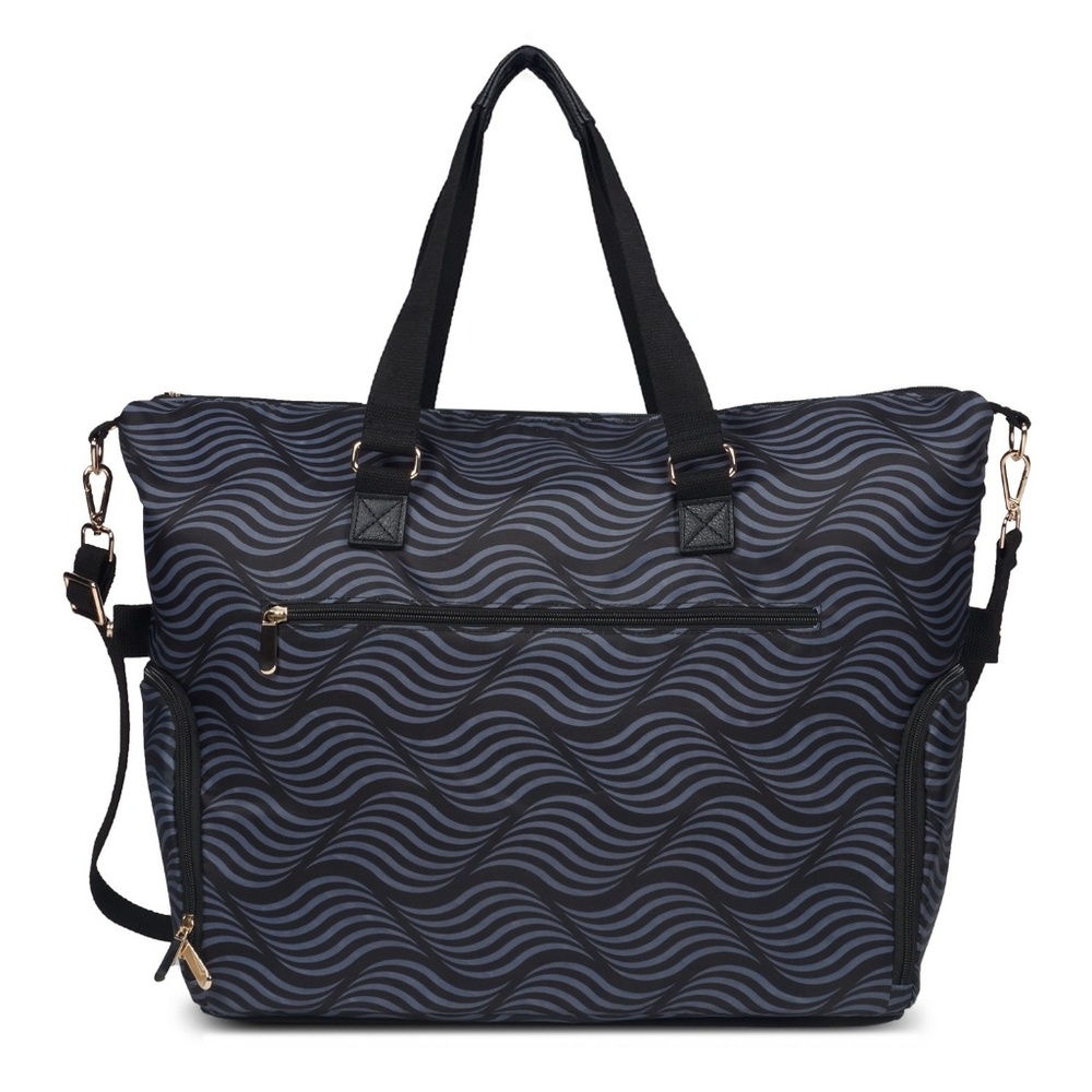 Work bag that holds breast pump